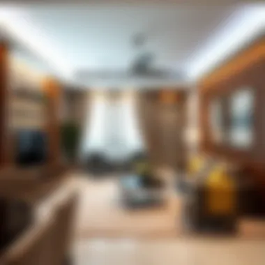 Stylish Interiors of Moza Plaza Residences Interior design elements of a residential unit in Moza Plaza