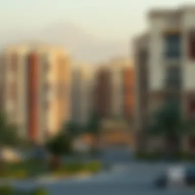 Stunning view of residential buildings in Muhaisnah 4