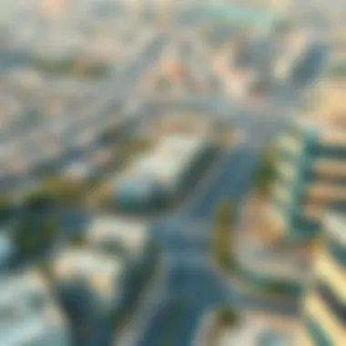 Nad Al Hamar Urban Landscape Aerial view of Nad Al Hamar showcasing urban development