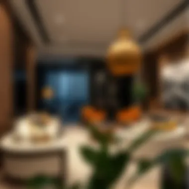 Contemporary Living Space in Nad Al Hamar Interior of a modern apartment in Nad Al Hamar