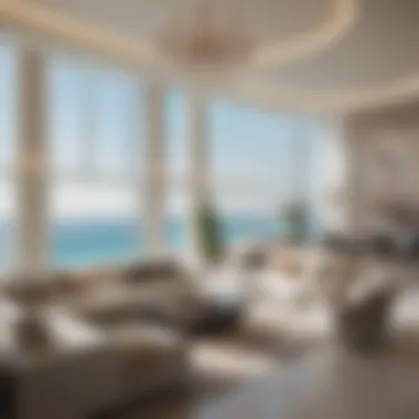 Luxurious Living Space at Ocean House Luxurious living space interior design within Ocean House
