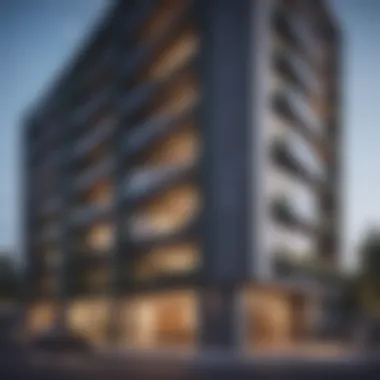 Modern Architectural Design of Pagani Apartments Stunning exterior view of Pagani Apartments showcasing modern architectural design