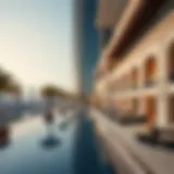 Stunning architectural view of Palm Tower