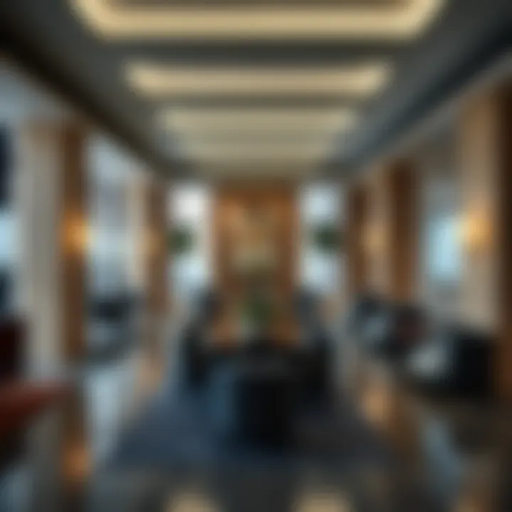 Luxurious amenities inside Palm Tower