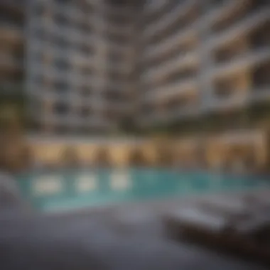 Amenities available in a prime residential complex in Dubai