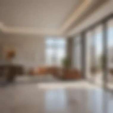 Interior of a Partitioned Rental Space Interior of a partitioned rental space in Al Rigga