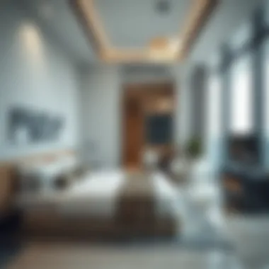 Inside modern apartment in Al Barsha