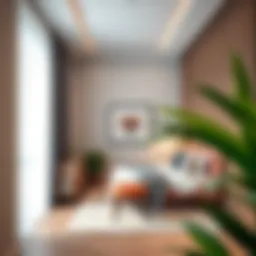 Stylish small room in JLT showcasing modern decor