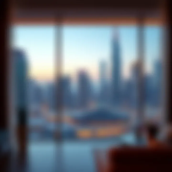 A vibrant skyline view of Jumeirah Lake Towers