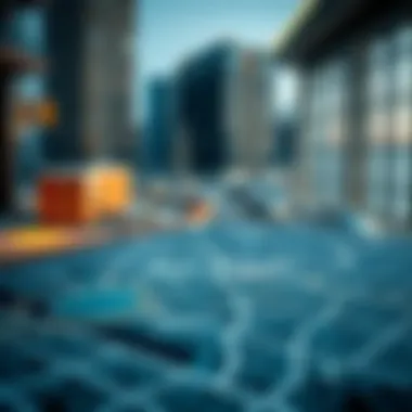 Map highlighting different districts within International City