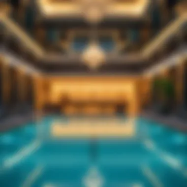 Luxurious Amenities in Al Bahri Building Amenities available in the Al Bahri Building including fitness center and pool area