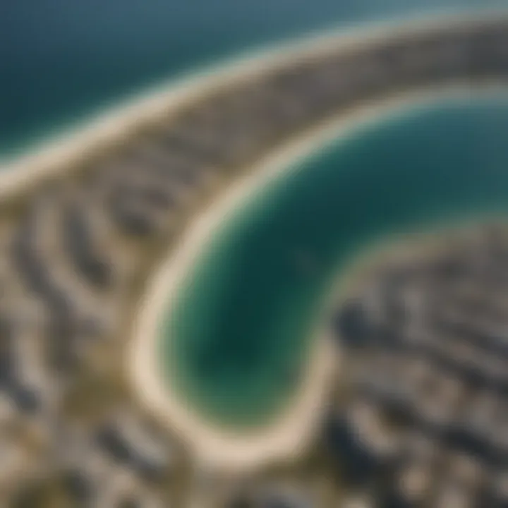 Aerial view of The Cove showcasing its stunning coastal landscape