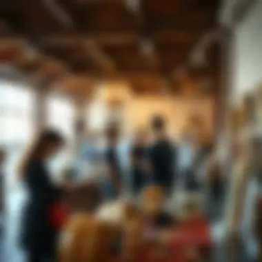 Visitors engaging in artistic workshops and cultural experiences
