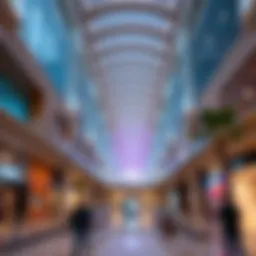 Stunning architectural view of Golden Mile Galleria