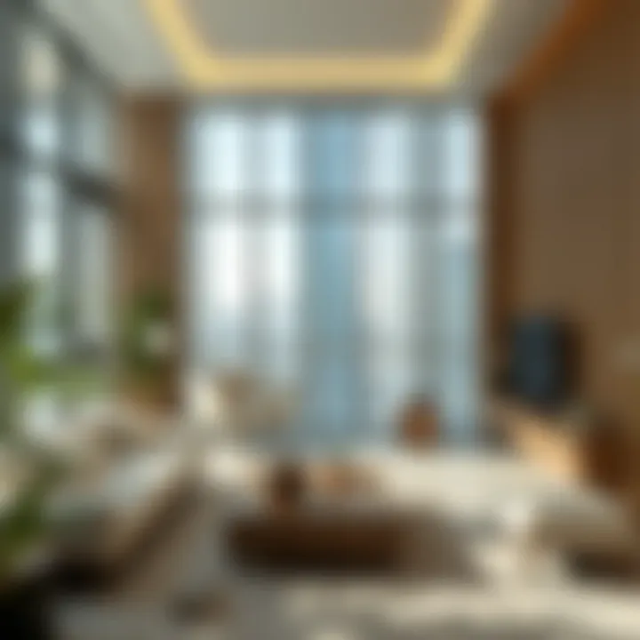 Interior space highlighting sustainable materials and design