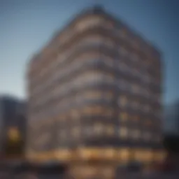 Exterior view of the Savoy Hotel Apartment showcasing its modern architecture