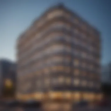 Exterior view of the Savoy Hotel Apartment showcasing its modern architecture