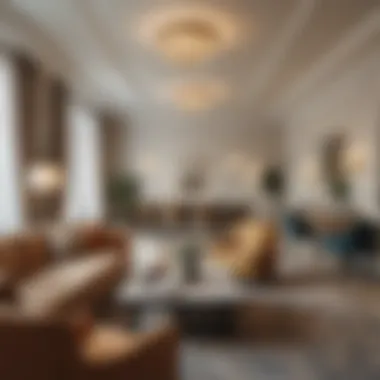Elegant Interior of Savoy Hotel Apartment Luxurious living area inside a Savoy Hotel Apartment suite