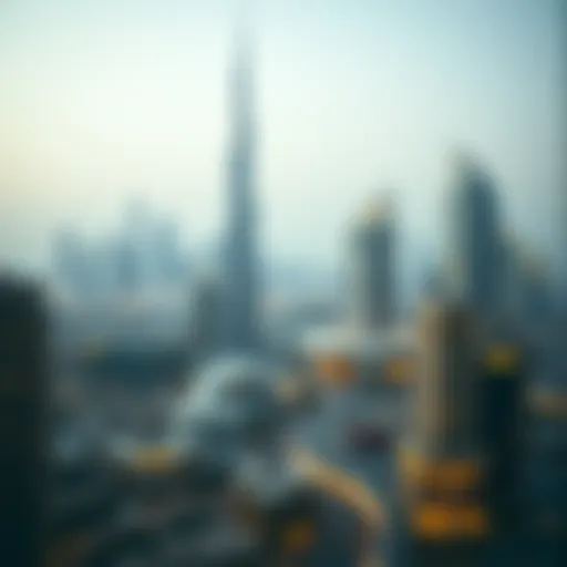 Stunning skyline of Dubai featuring Sobha developments