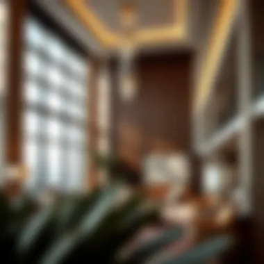 Interior design features of the Faltaat Building