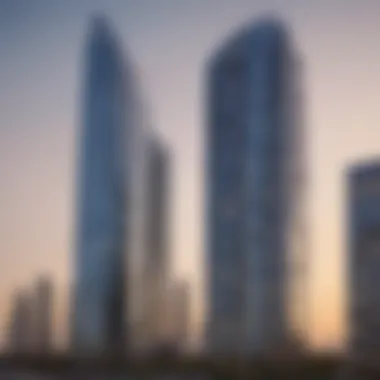 Modern Architectural Marvel of Geepas Tower A stunning view of Geepas Tower showcasing its modern architecture and design