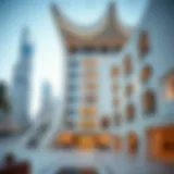 Stunning architectural view of Hamilton Dubai showcasing modern design.