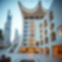 Stunning architectural view of Hamilton Dubai showcasing modern design.