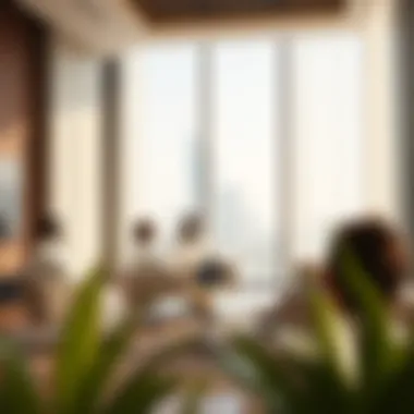 Investors discussing opportunities in the real estate market of Happy Valley