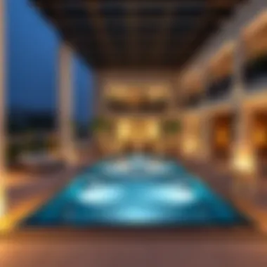 Inviting Pool Area at Jannah Hotel Villas Relaxing pool area at Jannah Hotel Villas