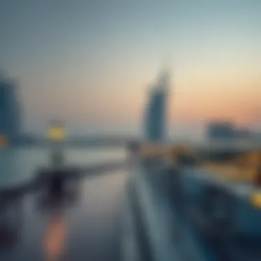 Stunning view of JBR promenade