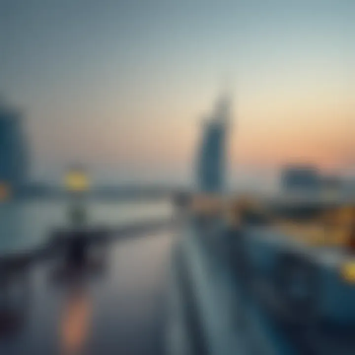 Stunning view of JBR promenade