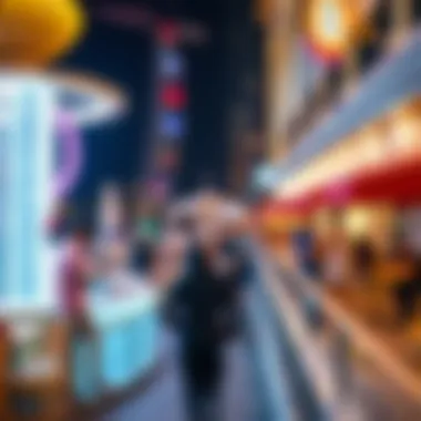Vibrant nightlife at JBR Dubai