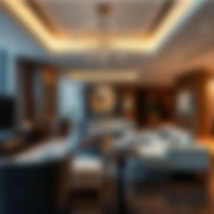 Luxurious living space within Majan One Residences