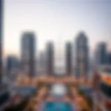 Stunning architectural view of Marina Diamond