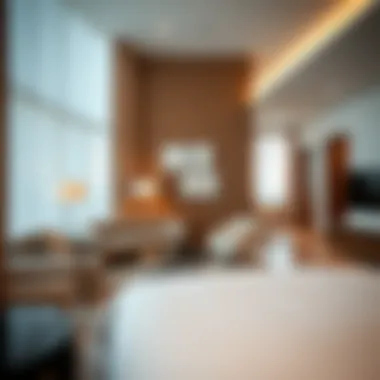 Luxurious Interior of Mercure Suites Luxurious interior of Mercure Suites showcasing modern design