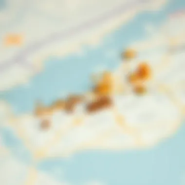 Map of Rental Hotspots in Dubai Map of Dubai highlighting rental hotspots