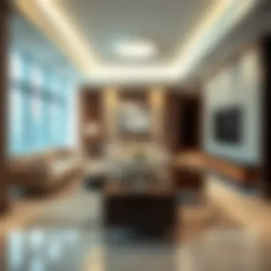 Elegant Living Space in Movenpick Hotel Apartment Elegant living space in Movenpick Hotel Apartment