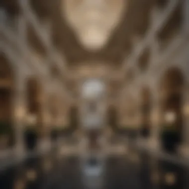 Elegance Inside Address Downtown Lobby Luxurious lobby interior of Address Downtown Dubai