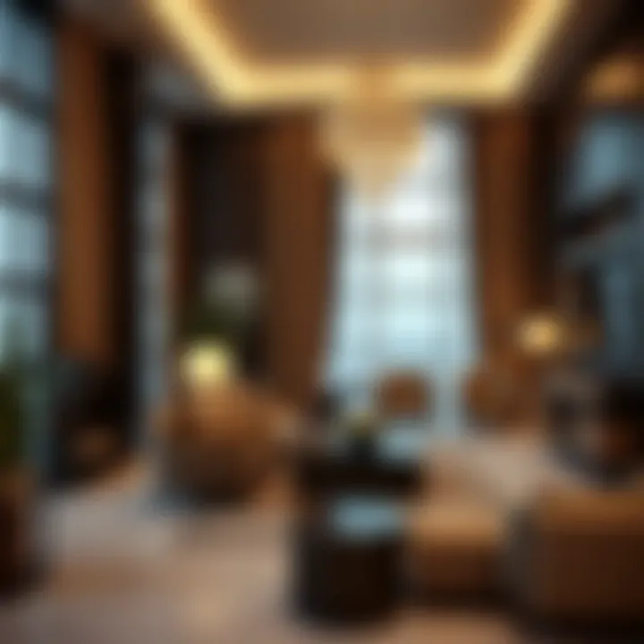 Luxurious interior of a Dubai apartment