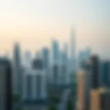 Stunning skyline view of Dubai apartments
