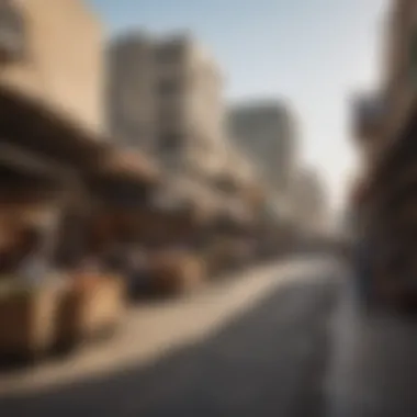 Local market scene illustrating community life in Bur Dubai