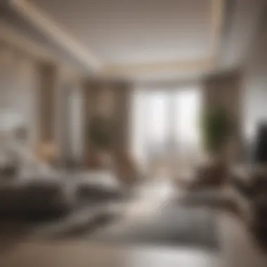Contemporary Studio Flat Design Modern studio flat interior showcasing sleek design