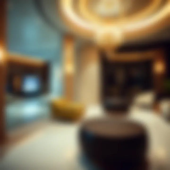 Amenities area within Nobles Tower illustrating upscale facilities