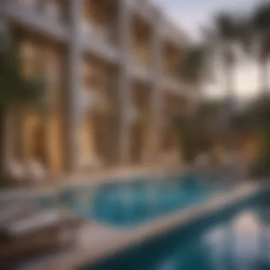 Luxury Amenities at One Palm Luxurious amenities offered at One Palm, including a pool and spa
