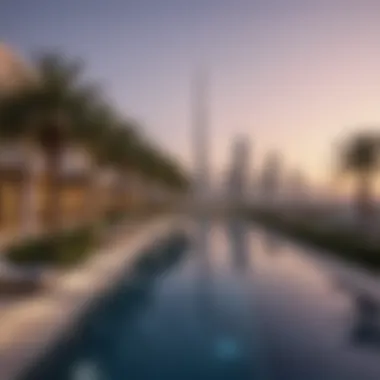 Prime Location View from Orchidea Residence View from Orchidea Residence highlighting its prime location in Dubai