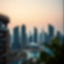 Stunning skyline view showcasing Park Towers