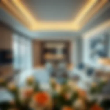 Elegance Within: Interior of Pearl Marina Apartments Luxurious interior of a Pearl Marina apartment showcasing modern design
