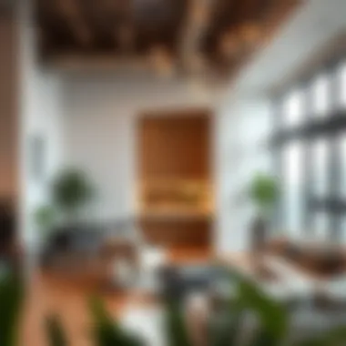 Sophisticated Interior Design of Q Gardens Lofts Luxurious interior of a Q Gardens Loft, highlighting design aesthetics