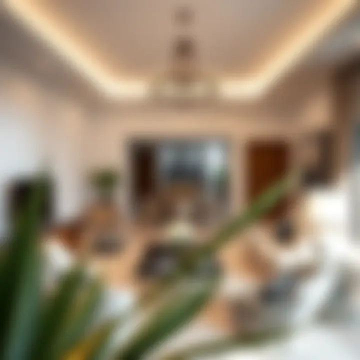 Luxurious interior of a Samana Mykonos apartment