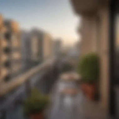 Stunning Balcony View at Savoy Park Beautiful view from the balcony overlooking Bur Dubai